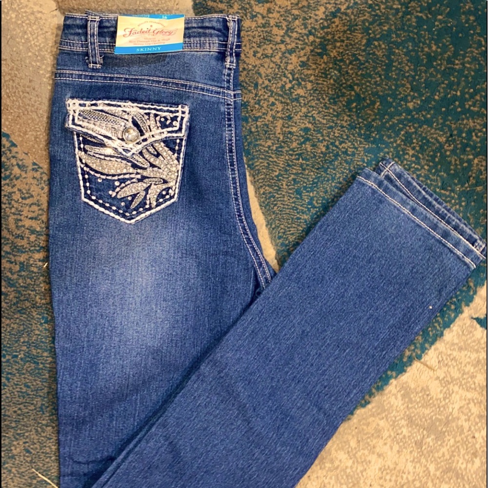 Faded Glory Girls Jeans 16Skinny